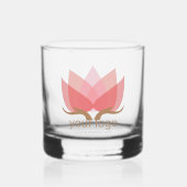 Aangepaste bedrijfslogo upload ID621 Whisky Glas (Voorkant)