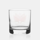 Aangepaste bedrijfslogo upload ID621 Whisky Glas (Achterkant)
