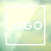 Aangepaste bedrijfslogo-vensterfolie raamsticker (Vel 3)