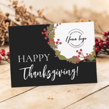 Aangepaste bedrijfslogo voor Thanksgiving