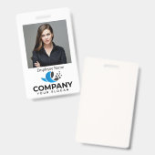 Aangepaste bedrijfsmedewerker Badge (Voor- en achterkant)