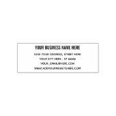 Aangepaste bedrijfsnaam Adres Professional Stempel (Design)