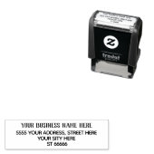 Aangepaste Bedrijfsnaam Adres Zelfinkting Stempel (In situ)