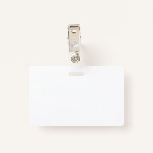 Aangepaste bedrijfsnaam badge met clip (Achterkant met clip)