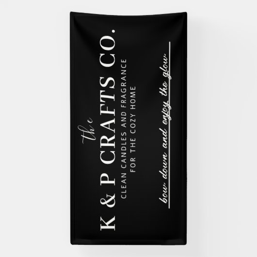 Aangepaste bedrijfsnaam Banner (Verticaal)