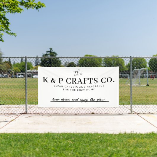 Aangepaste bedrijfsnaam Banner (Insitu)