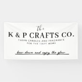 Aangepaste bedrijfsnaam Banner (Horizontaal)