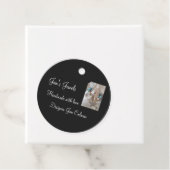 Aangepaste bedrijfsnaam bedankjes labels (In situ)