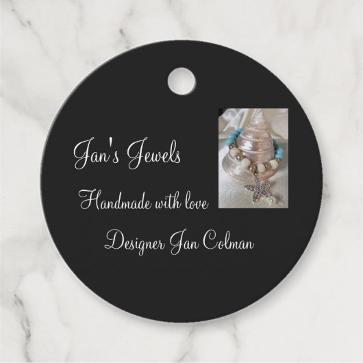 Aangepaste bedrijfsnaam bedankjes labels (Voorkant)