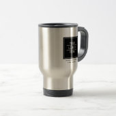 Aangepaste bedrijfsnaam en Logo Branded Travel Mug Reisbeker (Voorkant rechts)