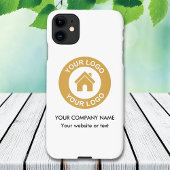 Aangepaste bedrijfsnaam en -Logo iPhone Hoesje