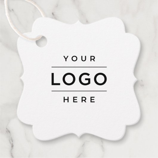 Aangepaste bedrijfsnaam en Logo-merk Bedankjes Labels (Voorkant)