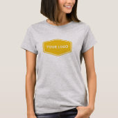 Aangepaste Bedrijfsnaam en Logo Vrouwen T-shirt (Voorkant)