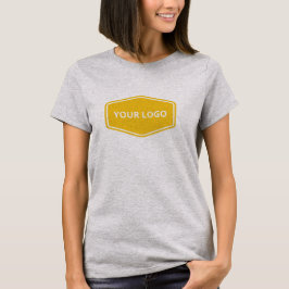 Aangepaste Bedrijfsnaam en Logo Vrouwen T-shirt