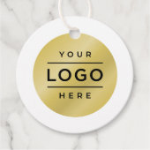 Aangepaste bedrijfsnaam en merk Logo Bedankjes Labels (Voorkant)