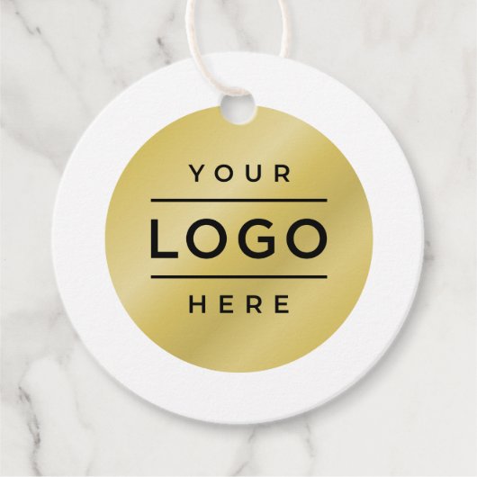 Aangepaste bedrijfsnaam en merk Logo Bedankjes Labels (Voorkant)