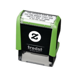 Aangepaste bedrijfsnaam Gepersonaliseerd retouradr Zelfinktende Stempel
