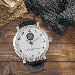 Aangepaste bedrijfsnaam Logo Bedrijfspromotie Horloge<br><div class="desc">Branded Watches maken unieke promotionele cadeaus voor bedrijven. Personaliseer met uw bedrijfsnaam en logo. De logo horloges geven ook veel waardering voor de werknemers.</div>