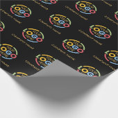 Aangepaste bedrijfsnaam Logo Cadeaupapier (Hoek)