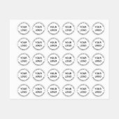 Aangepaste bedrijfsnaam Logo Info Gepersonaliseerd Labels (Vel)