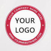 Aangepaste bedrijfsnaam Logo Website Bedrijfslabel Labels (Design 2)