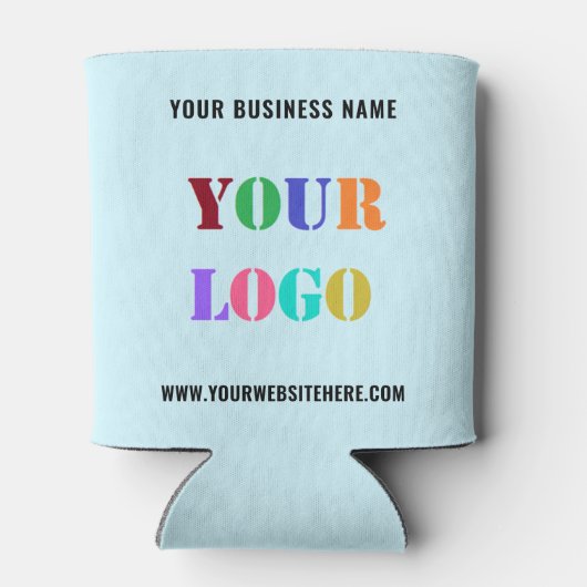 Aangepaste bedrijfsnaam Logo Website Koelbox Blikjeskoeler (Achterkant)