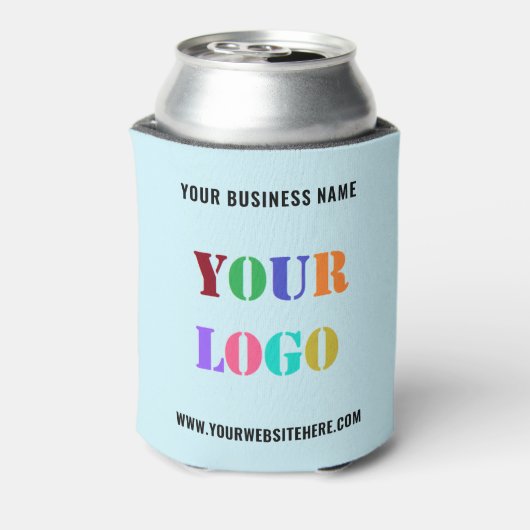 Aangepaste bedrijfsnaam Logo Website Koelbox Blikjeskoeler (Blikje Achterkant)