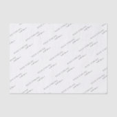 Aangepaste bedrijfsnaam met Liefde Tissuepapier (Voorkant)