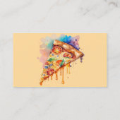 Aangepaste bedrijfsnaam Pizza Visitekaartje (Achterkant)
