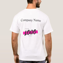Aangepaste bedrijfsnaam - Promotiewerk T-shirt