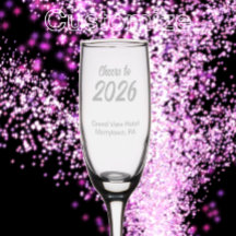 Aangepaste Bedrijfsnaam Proost op nieuwjaarsfeest 