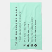 Aangepaste Bedrijfsnaam Tekst Keuken Handdoek Sjab (Verticaal)