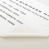Aangepaste Bedrijfsnaam Tekst Sherpa Deken Sjabloo (3/4)