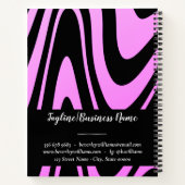 Aangepaste Bedrijfsnaam Voorkant Achterspiraal Not Notitieboek (Achterkant)