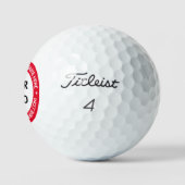 Aangepaste bedrijfsnaam Website Golf Balls Stempel Golfballen (Logo)