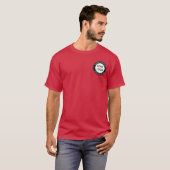 Aangepaste bedrijfsnaam Website T-Shirt (Voorkant volledig)