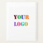Aangepaste bedrijfsplanner voor Logo en tekst Planner (Achterkant)