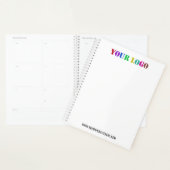 Aangepaste bedrijfsplanner voor Logo en tekst Planner (Display)