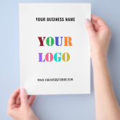 Aangepaste Bedrijfspromotie Business Flyer Sjabloo (Hand)