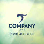 Aangepaste bedrijfspromotiebedrijf Logo Raamsticker (Vel 3)