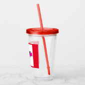 Aangepaste bedrijfspromoties voor logo voor bedrij acryl drinkbeker (Links)