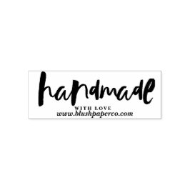 Aangepaste bedrijfsstempel | HANDGEMAAKT MET LIEFD Zelfinktende Stempel