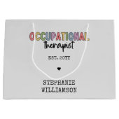 Aangepaste bedrijfstherapie om cadeaus te Afstuder Groot Cadeauzakje (Voorkant)