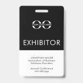 Aangepaste bedrijfsuitzendingskaart badge (Back)