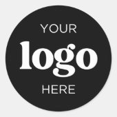 Aangepaste bedrijfsverpakking voor Logo Ronde Sticker (Voorkant)