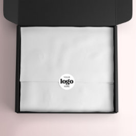 Aangepaste bedrijfsverpakking voor Logo Ronde Sticker