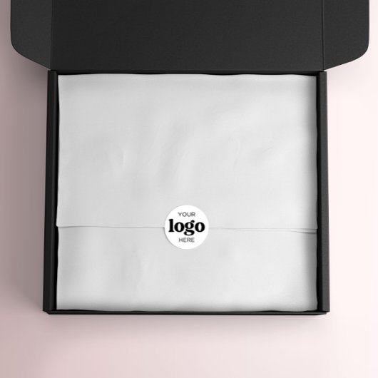 Aangepaste bedrijfsverpakking voor Logo Ronde Sticker