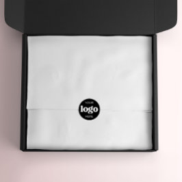 Aangepaste bedrijfsverpakking voor Logo Ronde Sticker