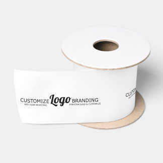 Aangepaste bedrijfsverpakking voor Logo Satijnen Lint