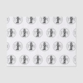 Aangepaste bedrijfsverpakking voor Logo Tissuepapier (Voorkant)